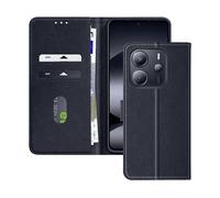 AVIZAR CHESTERFIELD CUSTODIA A LIBRO per Xiaomi Redmi Note 14 4G, Blu notte