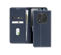 AVIZAR CHESTERFIELD CUSTODIA A LIBRO per Xiaomi Redmi Note 15 Pro 4G, Blu notte