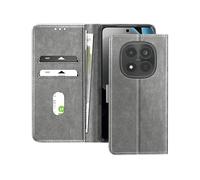 AVIZAR CHESTERFIELD CUSTODIA A LIBRO per Xiaomi Redmi Note 15 Pro 4G, Grigio