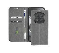 AVIZAR Chesterfield CUSTODIA A LIBRO per Xiaomi Redmi Note 15 Pro 5G, Grigio