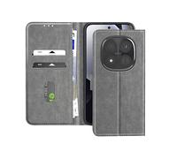 AVIZAR CHESTERFIELD CUSTODIA A LIBRO per Xiaomi Redmi Note 15 Pro Plus 5G, Grigio