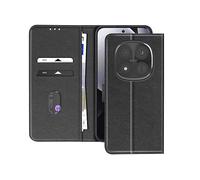 AVIZAR CHESTERFIELD CUSTODIA A LIBRO per Xiaomi Redmi Note 15 Pro Plus 5G, Nero