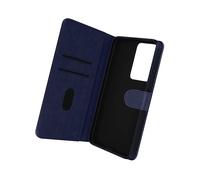 AVIZAR CHESTERFIELD CUSTODIA per Xiaomi Poco F4, Blu notte