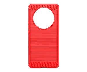 AVIZAR Classic carb COVER per Honor Magic 6 Lite 5G, Rosso
