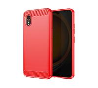 AVIZAR Classic carb COVER per Samsung Galaxy Xcover 7, Rosso