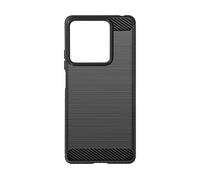 AVIZAR Classic carb COVER per Xiaomi Poco C65, Nero