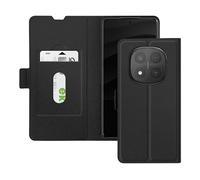 AVIZAR Classic chic CUSTODIA A LIBRO per Xiaomi Redmi Note 14 Pro Plus, Nero