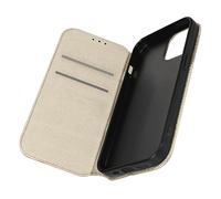 AVIZAR Classic edition CUSTODIA A LIBRO per Apple iPhone 15 Plus, Dorato