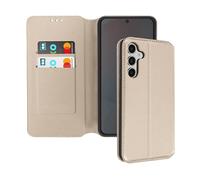 AVIZAR Classic edition CUSTODIA A LIBRO per Samsung Galaxy S24 FE, Dorato