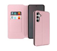 AVIZAR Classic edition CUSTODIA A LIBRO per Samsung Galaxy S24 FE, Rosa champagne