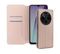 AVIZAR Classic edition CUSTODIA A LIBRO per Xiaomi Poco C75, Dorato