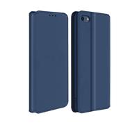 Avizar Custodia iPhone SE/7/8 Portacarte Funzione Supporto Similpelle liscia Blu