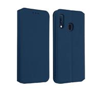 Custodia Samsung Galaxy A20e Portacarte Funzione Supporto Blu