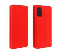 Custodia Samsung Galaxy A41 Portacarte Funzione Supporto Similpelle Liscia rosso