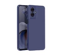 AVIZAR Classic mat COVER per Motorola Moto G55, Blu notte