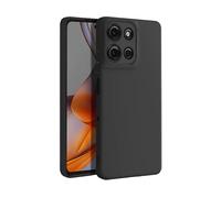 AVIZAR Classic mat COVER per Motorola Moto G75, Nero