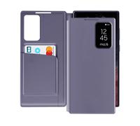 AVIZAR Clear view CUSTODIA A LIBRO per Samsung Galaxy S22 Ultra, Lavanda