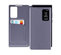 AVIZAR Clear view CUSTODIA A LIBRO per Samsung Galaxy S23 Ultra, Lavanda