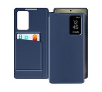 AVIZAR Clear view CUSTODIA A LIBRO per Samsung Galaxy S25 Ultra, Blu notte