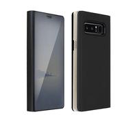 AVIZAR Clear view standing CUSTODIA per Samsung Galaxy Note 8, Nero