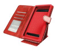 AVIZAR coco CUSTODIA per Universale Universale, Rosso