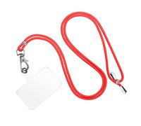 Corda Universale da Smartphone per Cover e Custodia Regolabile 90cm Rosso