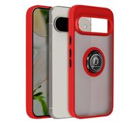 Avizar, Cover con anello per Google Pixel 9 e 9 Pro Supporto integrato, Rosso