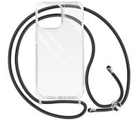 Avizar, Cover con cordino per iPhone 15 Pro Max rigida bumper serie Corda