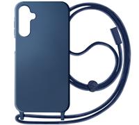 Avizar, Cover con cordino semirigida per Galaxy A15, Blu notte