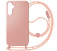 Avizar, Cover con cordino semirigida per Galaxy A15, Rose clair