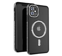 Avizar, Cover diamantini per iPhone 11 protezione bordo strass