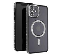 Avizar, Cover diamantini per iPhone 12 protezione bordo strass
