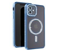 Avizar, Cover diamantini per iPhone 12 protezione bordo strass
