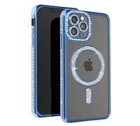 Avizar, Cover diamantini per iPhone 13 Pro Max protezione bordo strass