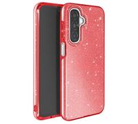 Avizar, Cover Glitter per Galaxy A26 Antiurto, Rosso
