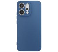 Avizar, Cover in silicone morbido per Oppo Reno 14 Soft-Touch, Blu notte