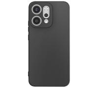 Avizar, Cover in silicone morbido per Oppo Reno 14 Soft-Touch, Nero