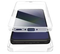 Avizar, Cover Integrale per Galaxy A37 Protezione 360° in Silicone, Trasparente