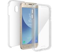 Avizar, Cover Integrale Ultratrasparente Retro+ Davanti Galaxy J3 2017