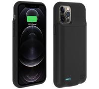 Avizar - Cover Iphone 12 / 12 Pro Protezione Rigida 2 In 1 Con Batteria 7000mah Nera
