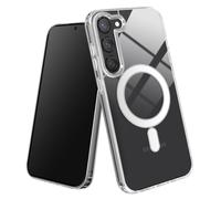 Avizar Cover MagSafe per Samsung Galaxy S23 anti-urto angoli rinforzati, Trasparente