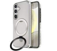 Avizar Cover MagSafe per Samsung Galaxy S24 e S25- Anello supporto pieghevole, Nero