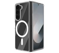 Avizar Cover MagSafe per Samsung Z Fold6 rigida bordo flessibile rinforzato, Trasparente