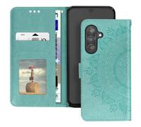 Avizar Cover Mandala Floreale per Samsung Galaxy A26 Portafoglio con Laccio, Verde