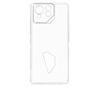 Avizar Cover per Asus ROG Phone 8 5G e 8 Pro 5G fotocamera protetta silicone, Trasparente