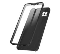 Cover Samsung Galaxy A22 5G Retro Rigido e Fronte Flessibile - nera