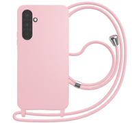 Avizar, Cover per Galaxy A27 in Silicone con Laccetto da Collo, Rosa