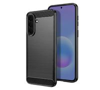 Avizar, Cover per Galaxy A57 in Silicone Effetto Carbonio Texture Spazzolata