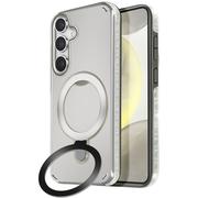 Avizar Cover MagSafe per Samsung Galaxy S24 e S25- Anello supporto pieghevole, Nero