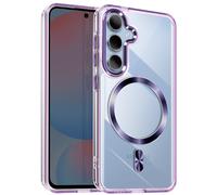 Avizar, Cover per Galaxy S24 e S25 Elegante e raffinato, Viola